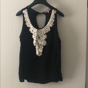 Black dressy tank
